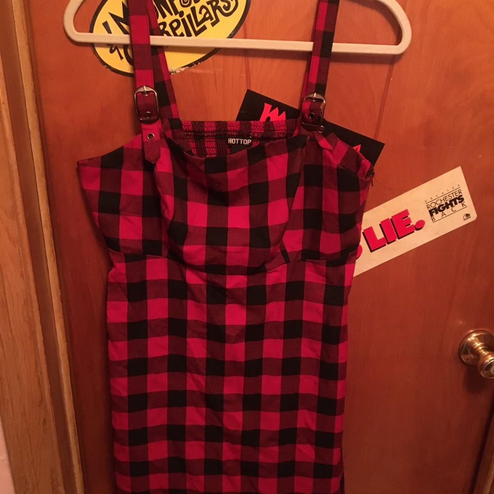 Hot topic Buffalo Plaid dress XL